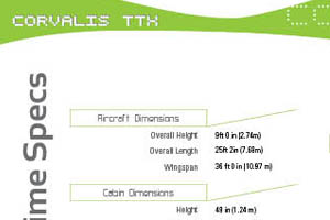 Brochure Design Concept: Cessna Corvalis